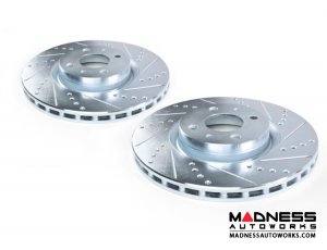 FIAT 500 Brake Rotors (2) - Front - SILA Concepts - Performance -