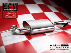 smart fortwo Performance Exhaust - 451 - SILA Concepts - Side Exit