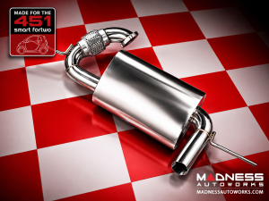 smart fortwo Performance Exhaust - 451 - SILA Concepts - Side Exit