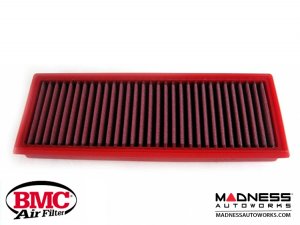 FIAT 124 Factory Air Filter Housing Upgrade Kit - SILA Concepts - Red Silicone - Deluxe Kit w/ BMC Filter