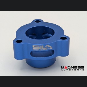 Ford Bronco Blow Off Adapter Plate - 2.3L Turbo - SILA Concepts - Blue