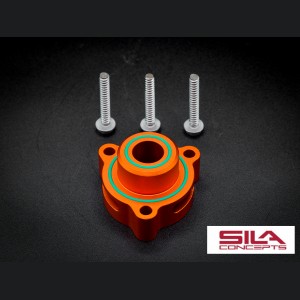 Ford Bronco Blow Off Adapter Plate - 2.3L Turbo - SILA Concepts - Orange