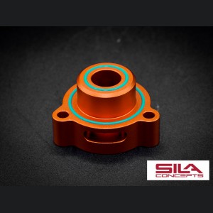 Ford Bronco Blow Off Adapter Plate - 2.3L Turbo - SILA Concepts - Orange