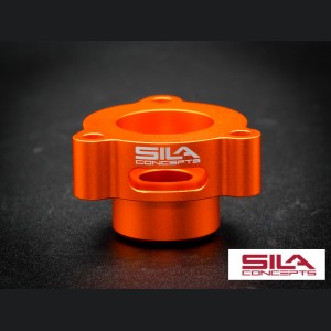 Ford Bronco Blow Off Adapter Plate - 2.3L Turbo - SILA Concepts - Orange