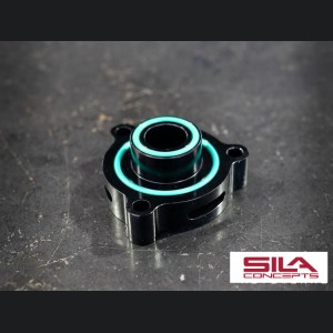 FIAT 124 Blow Off Adaptor Plate - SILA Concepts - Black - 1.4L Multi Air Turbo
