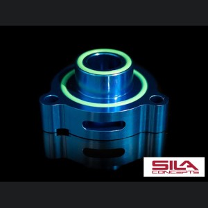 FIAT 124 Blow Off Adaptor Plate - SILA Concepts - Blue - 1.4L Multi Air Turbo