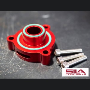 FIAT 500 Blow Off Adaptor Plate - SILA Concepts - Red - 1.4L Multi Air Turbo 