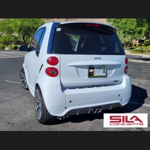 smart fortwo Performance Exhaust - 451 - SILA Concepts - Center Exit 