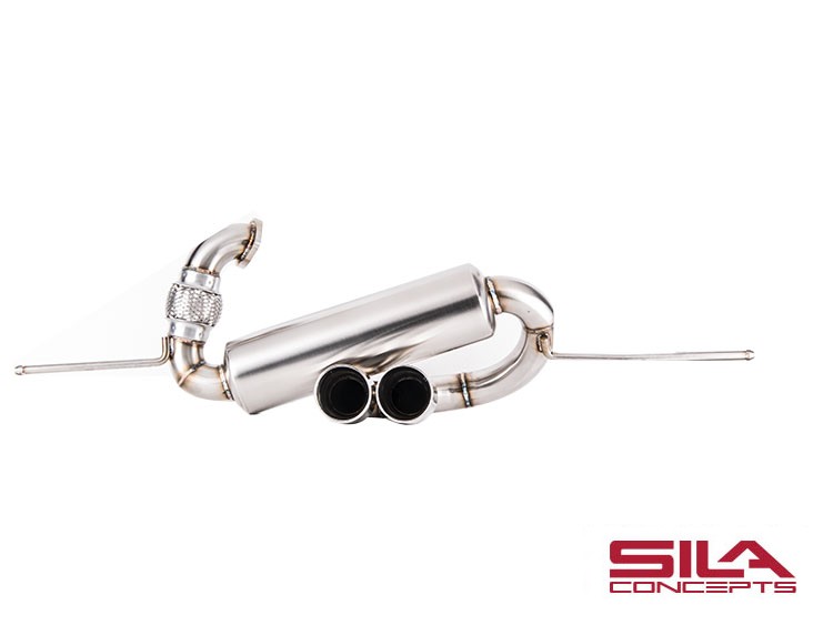 smart fortwo Performance Exhaust - 451 model - SILA Concepts - Center Exit