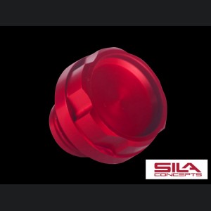 Dodge Dart Oil Cap - 1.4L Engine - SILA Concepts - Red Anodized Billet