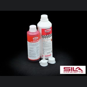 FIAT 124 Factory Air Filter Housing Upgrade Kit - SILA Concepts - Red Silicone - Deluxe Kit w/ BMC Filter