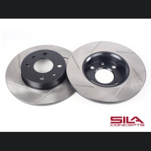 FIAT 500 Brake Rotors by SILA Concepts - Performance Plus - Rear Set