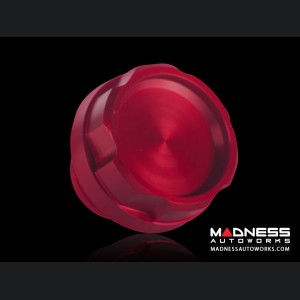 FIAT 500 Oil Cap - SILA Concepts - Red Anodized Billet