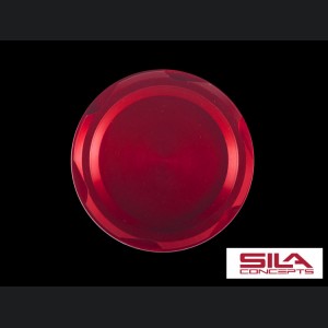 FIAT 500 Oil Cap - Red Anodized Billet